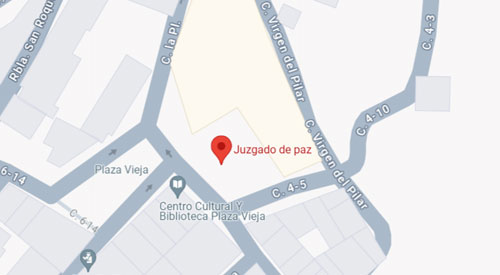 ubicación Registro Civil-Juzgado de Paz Alhama de Murcia Murcia